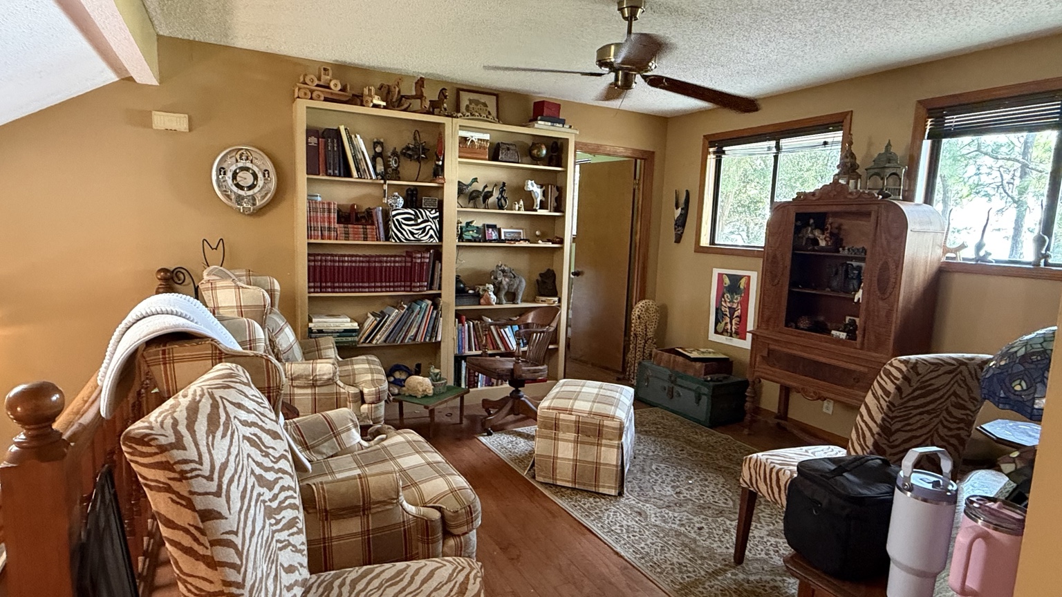 Living room before cleaning