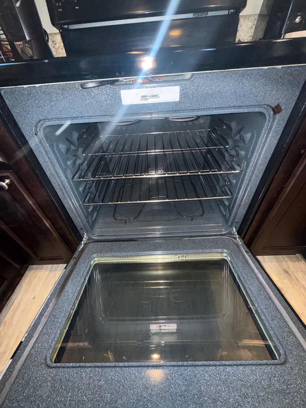 Oven after cleaning